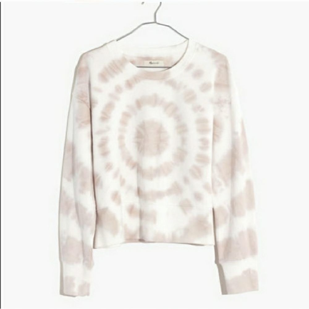 Madewell Tie Dye Crop Sweatshirt Small